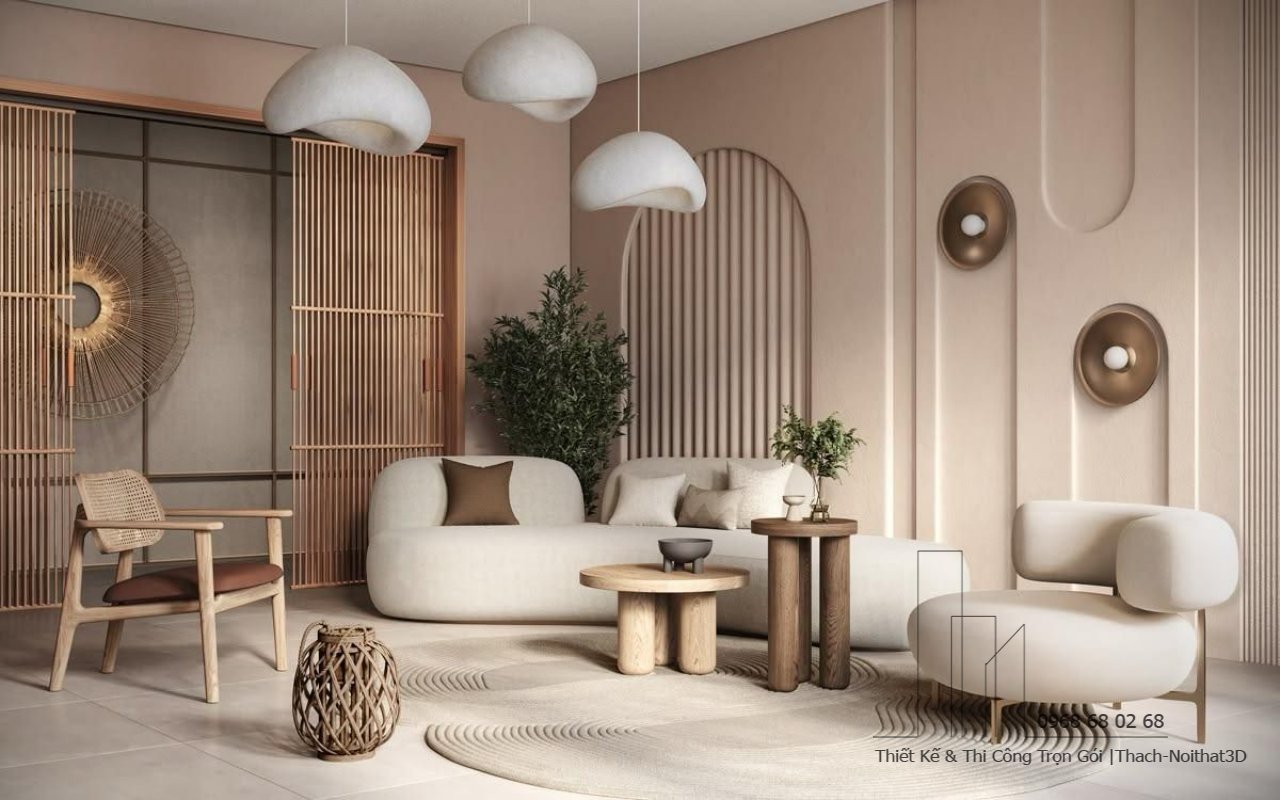 Thiết Kế Nội Thất Phòng Khách Đẹp Giá Rẻ TPHCM | Thi Công Trọn Gói | Nội Thất 3D - Thuận Thiên Phòng khách gia đình trẻ - thiết kế hiện đại và tiện dụng | thiet-ke-noi-that-phong-khach