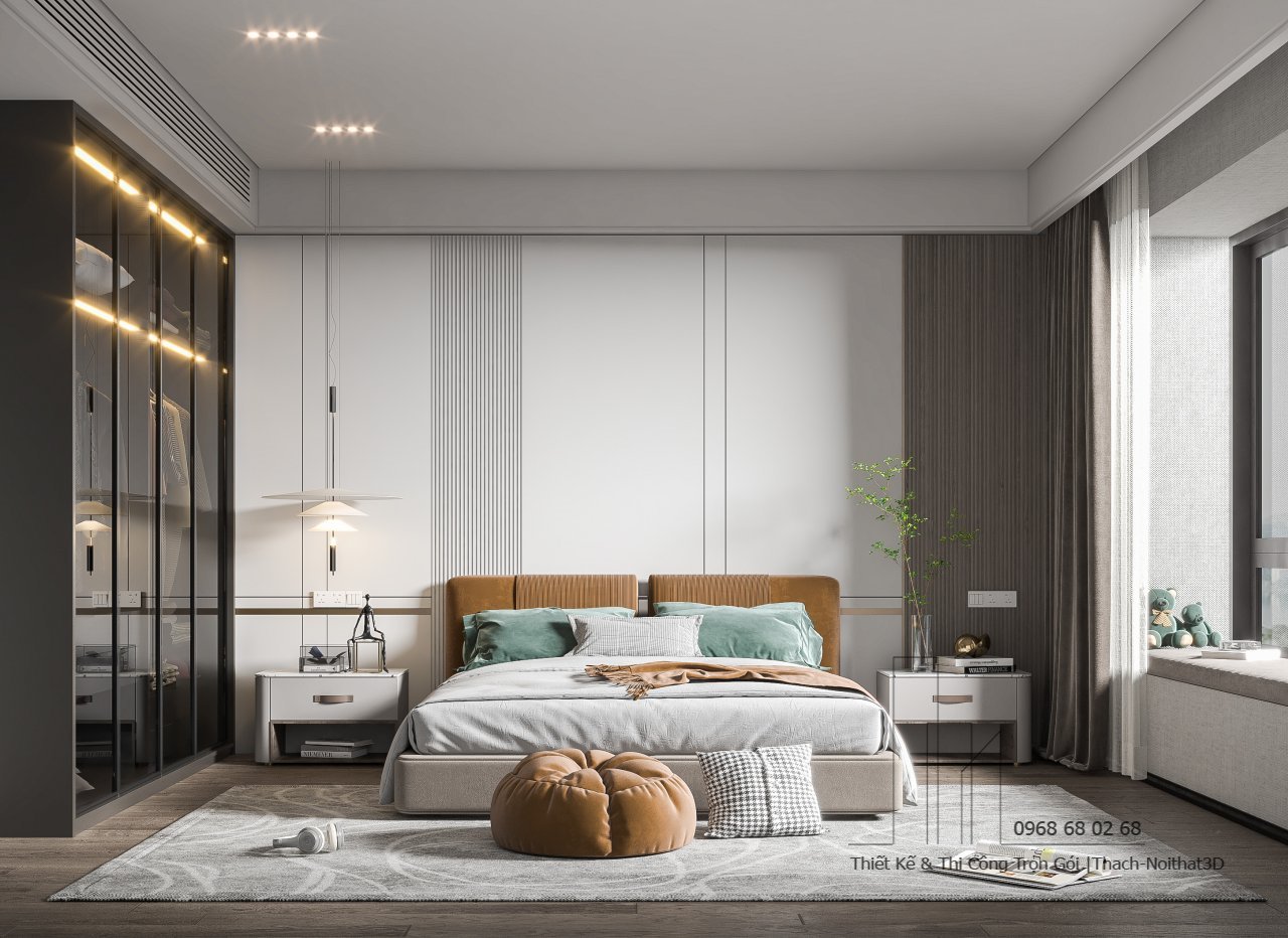 Thi Công Nội Thất Phòng Khách Đẹp Giá Rẻ Tại Hóc Môn | Nội Thất 3D - Thuận Thiên Đồ gỗ phòng khách tại Hóc Môn phong cách Bắc Âu
