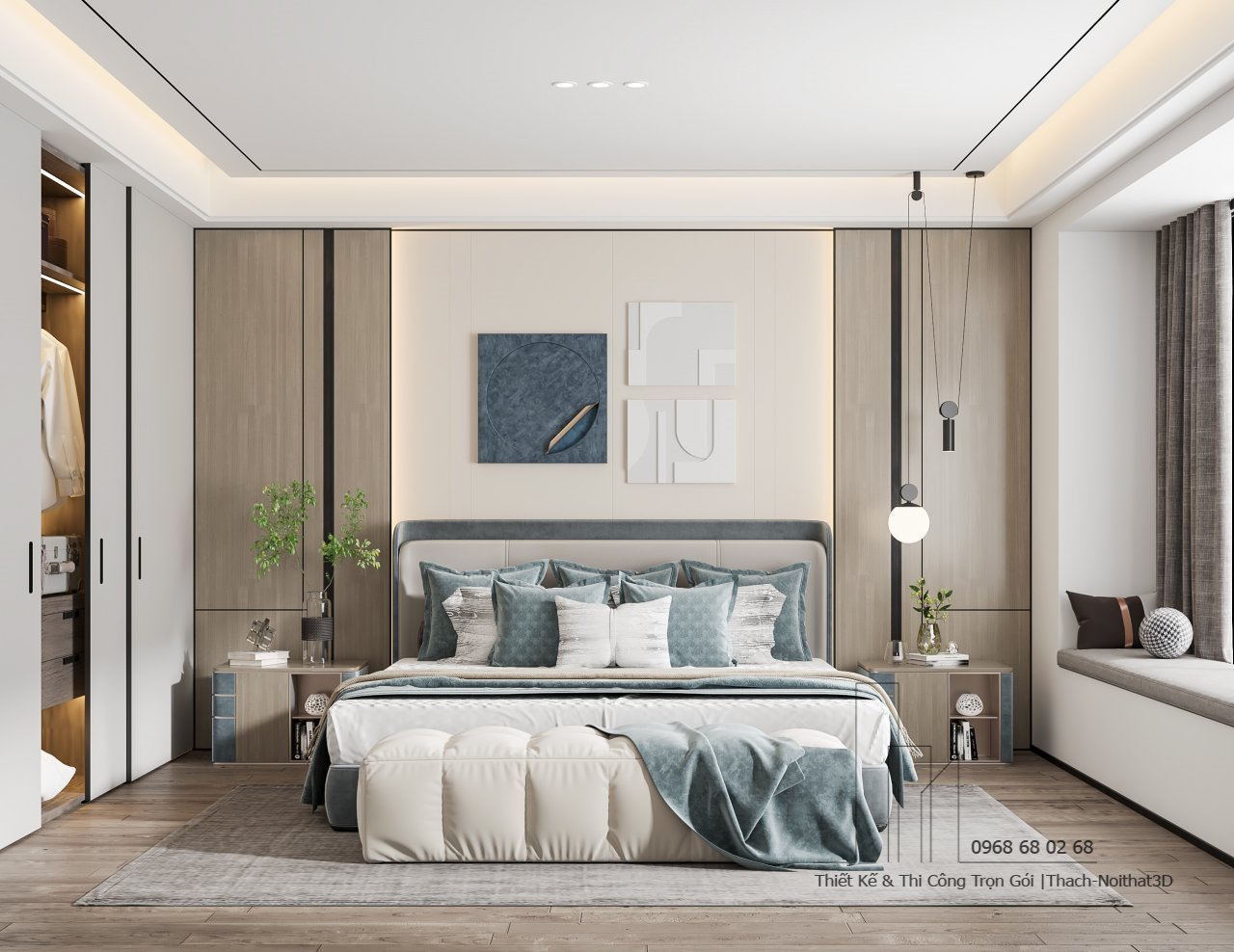 Thi Công Nội Thất Phòng Khách Đẹp Giá Rẻ Tại Hóc Môn | Nội Thất 3D - Thuận Thiên Đồ nội thất phòng khách tại Hóc Môn theo phong thủy hài hòa