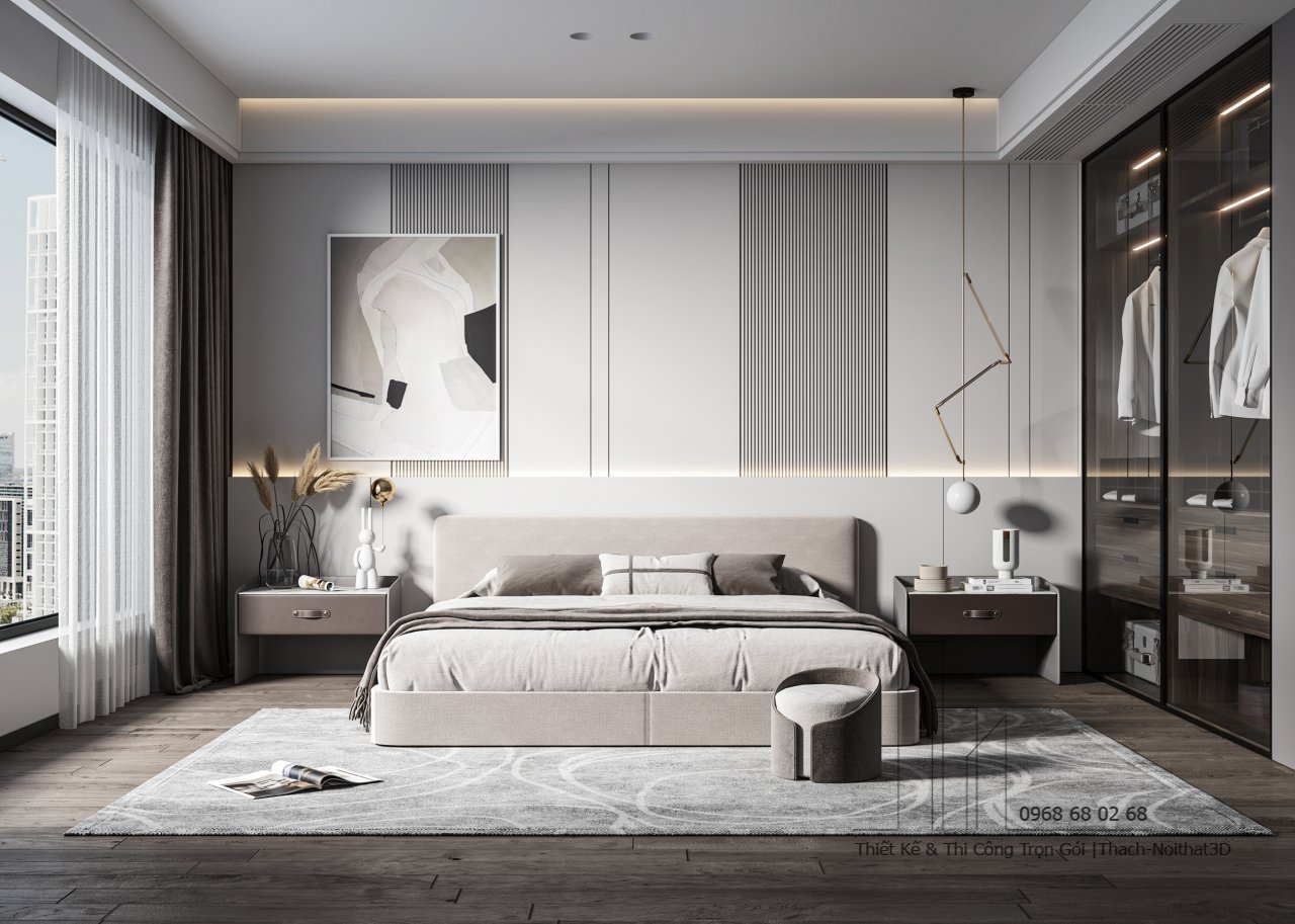 Thi Công Nội Thất Phòng Khách Đẹp Giá Rẻ Tại Hóc Môn | Nội Thất 3D - Thuận Thiên Nội thất phòng khách tại Hóc Môn nhỏ gọn tối ưu diện tích