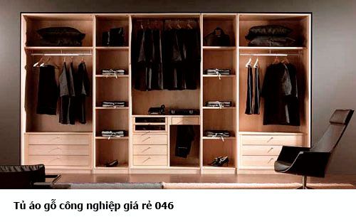 Tủ quần áo gỗ công nghiệp 046