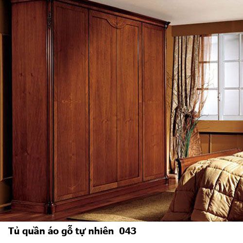 Tủ quần áo gỗ tự nhiên 043