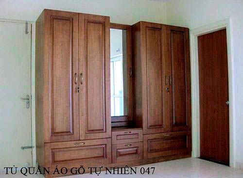 Tủ quần áo gỗ tự nhiên 047