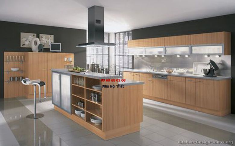 Tủ bếp gỗ công nghiệp giá rẻ | Nội Thất 3D - Thuận Thiên thiết kế tủ bếp gỗ công nghiệp giá rẻ đẹp giá rẻ
