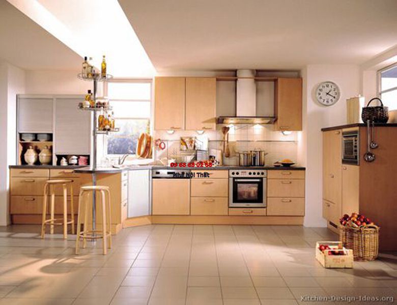 Tủ bếp gỗ công nghiệp giá rẻ | Nội Thất 3D - Thuận Thiên lắp đặt tủ bếp gỗ công nghiệp giá rẻ đẹp giá rẻ