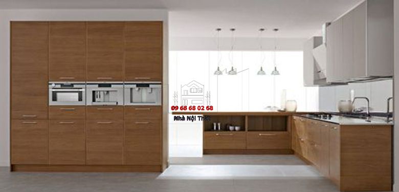Tủ bếp gỗ công nghiệp giá rẻ | Nội Thất 3D - Thuận Thiên lắp đặt tủ bếp gỗ công nghiệp giá rẻ tại tphcm