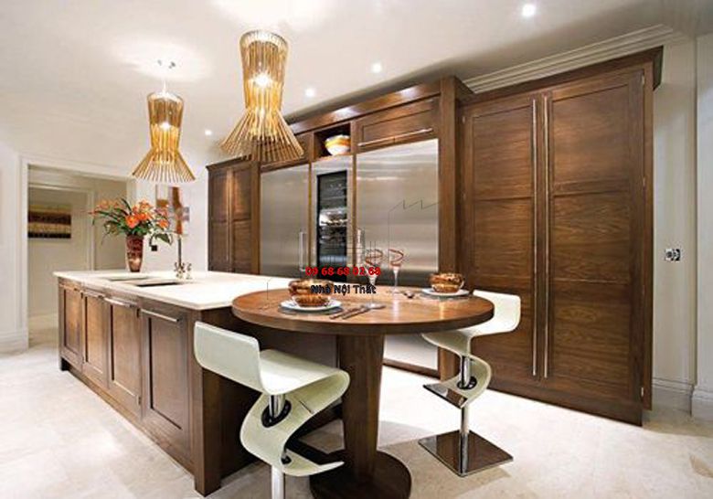 Tủ bếp gỗ công nghiệp giá rẻ | Nội Thất 3D - Thuận Thiên hoàn thiện tủ bếp gỗ công nghiệp giá rẻ đẹp giá rẻ
