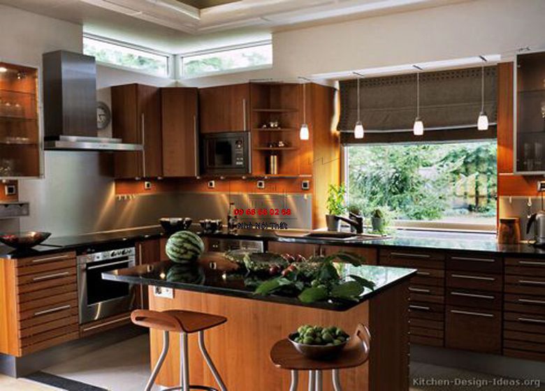Tủ bếp gỗ công nghiệp giá rẻ | Nội Thất 3D - Thuận Thiên thiết kế tủ bếp gỗ công nghiệp giá rẻ giá tốt