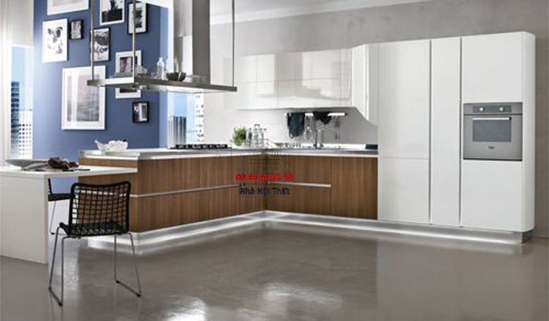 Tủ bếp gỗ công nghiệp giá rẻ | Nội Thất 3D - Thuận Thiên lắp đặt tủ bếp gỗ công nghiệp giá rẻ đẹp giá rẻ