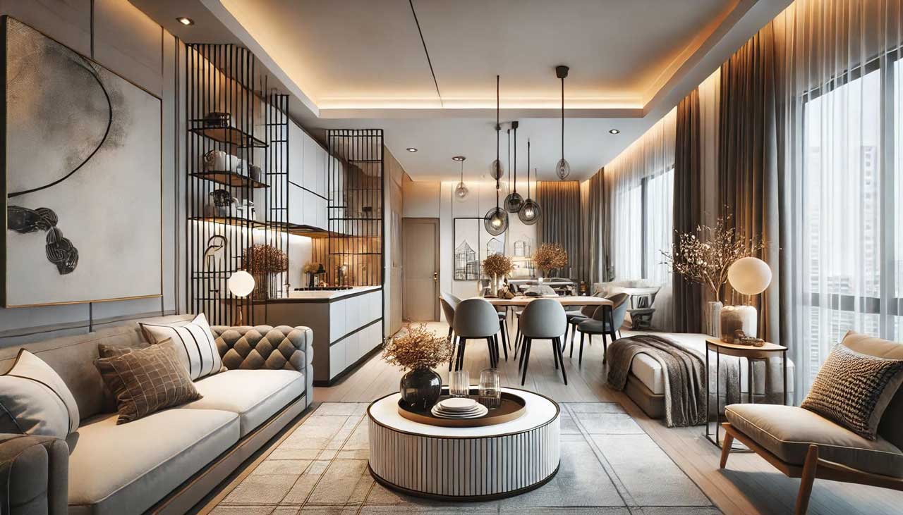 Thiết kế nội thất chung cư đẹp sang trọng tinh tế