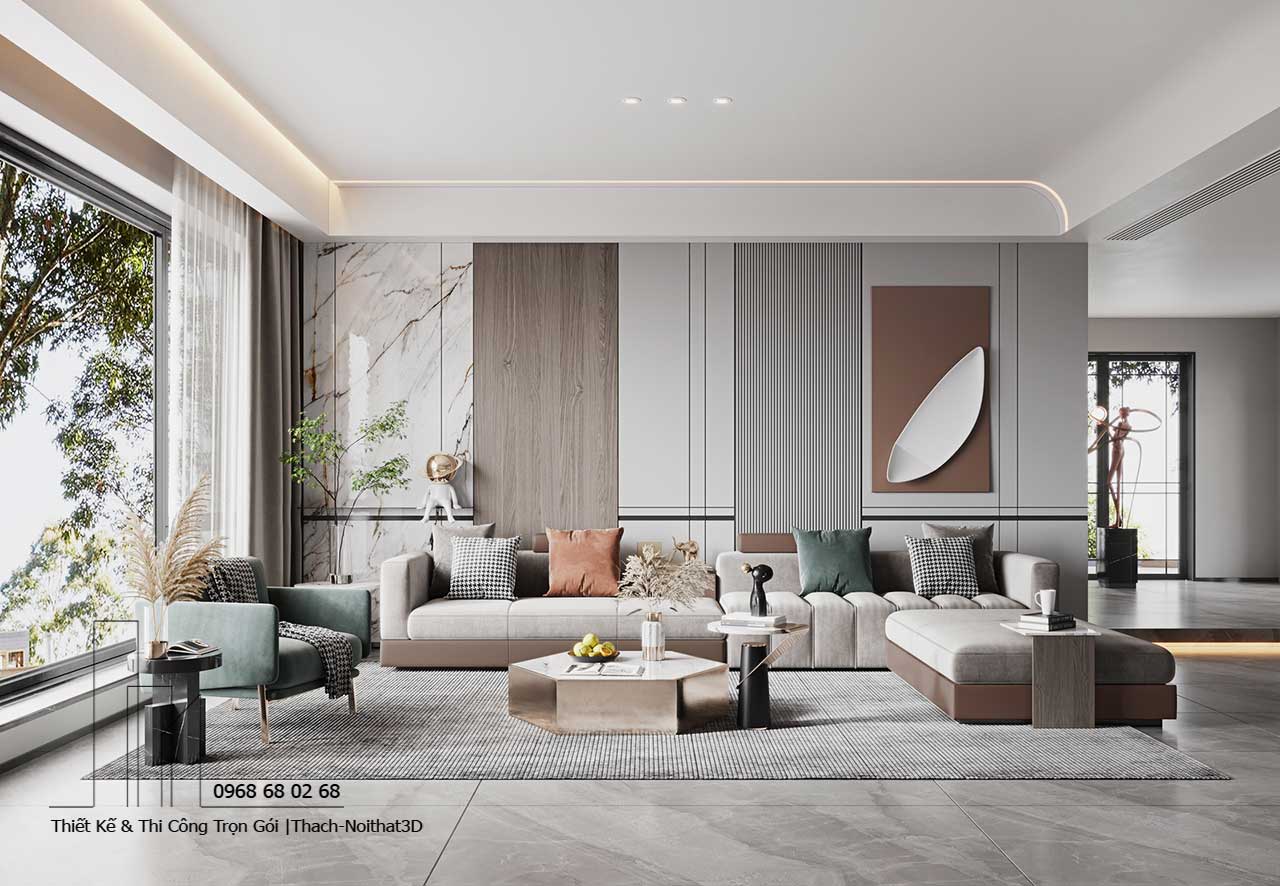 Nội thất phòng khách giá rẻ, hiện đại tại Củ Chi.