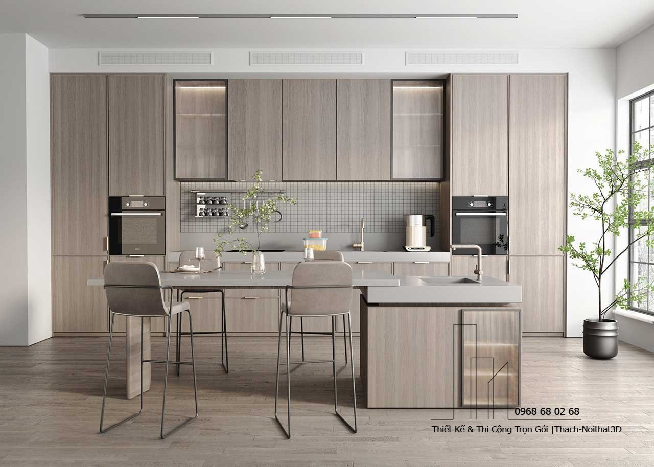 40 Mẫu Nội Thất Nhà Bếp Giá Rẻ | Thi Công 10–15 Ngày 2025 | Nội Thất 3D - Thuận Thiên Tủ nội thất nhà bếp giá rẻ hiện đại