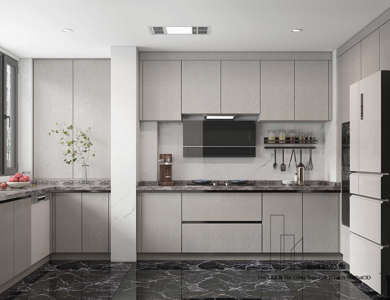 40 Mẫu Nội Thất Nhà Bếp Giá Rẻ | Thi Công 10–15 Ngày 2025 | Nội Thất 3D - Thuận Thiên Xưởng tủ bếp hiện đại gỗ công nghiệp chất lượng