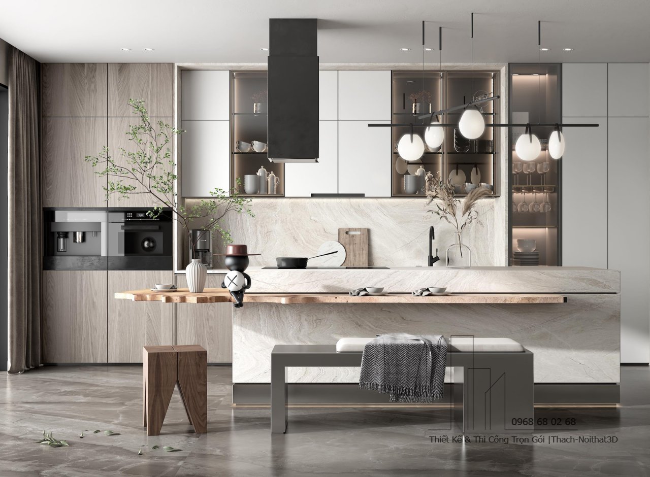 Nội Thất Đồ Gỗ Bình Dương Đẹp Giá Rẻ 2025 – Thi Công Trọn Gói Uy Tín | Nội Thất 3D - Thuận Thiên Cong ty chuyen cung cap do go Binh Duong phong bep MDF Moc Phat