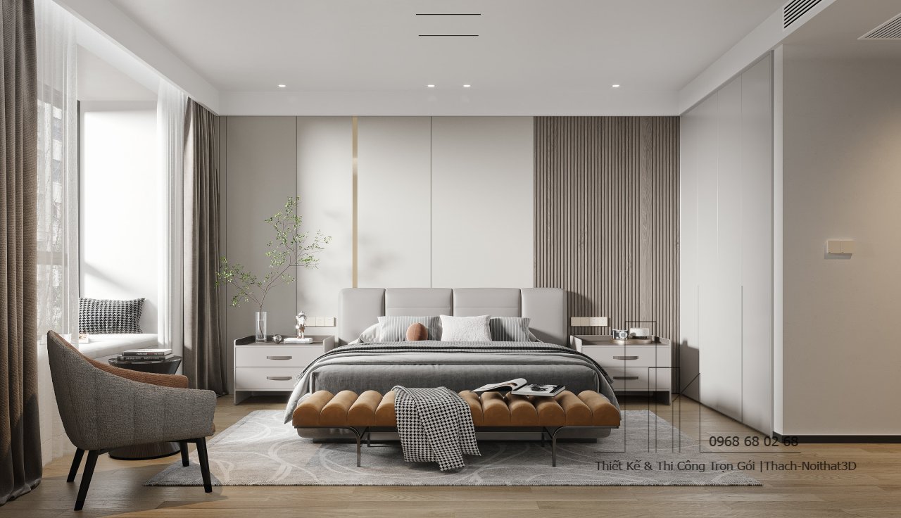 Nội Thất Đồ Gỗ Bình Dương Đẹp Giá Rẻ 2025 – Thi Công Trọn Gói Uy Tín | Nội Thất 3D - Thuận Thiên Cua hang cung cap do go Binh Duong phong ngu MDF Thanh Thuy