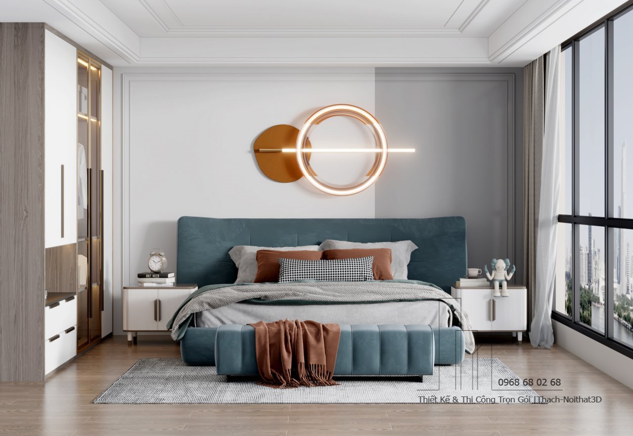 Mẫu combo phòng ngủ giá rẻ Luxury cao cấp