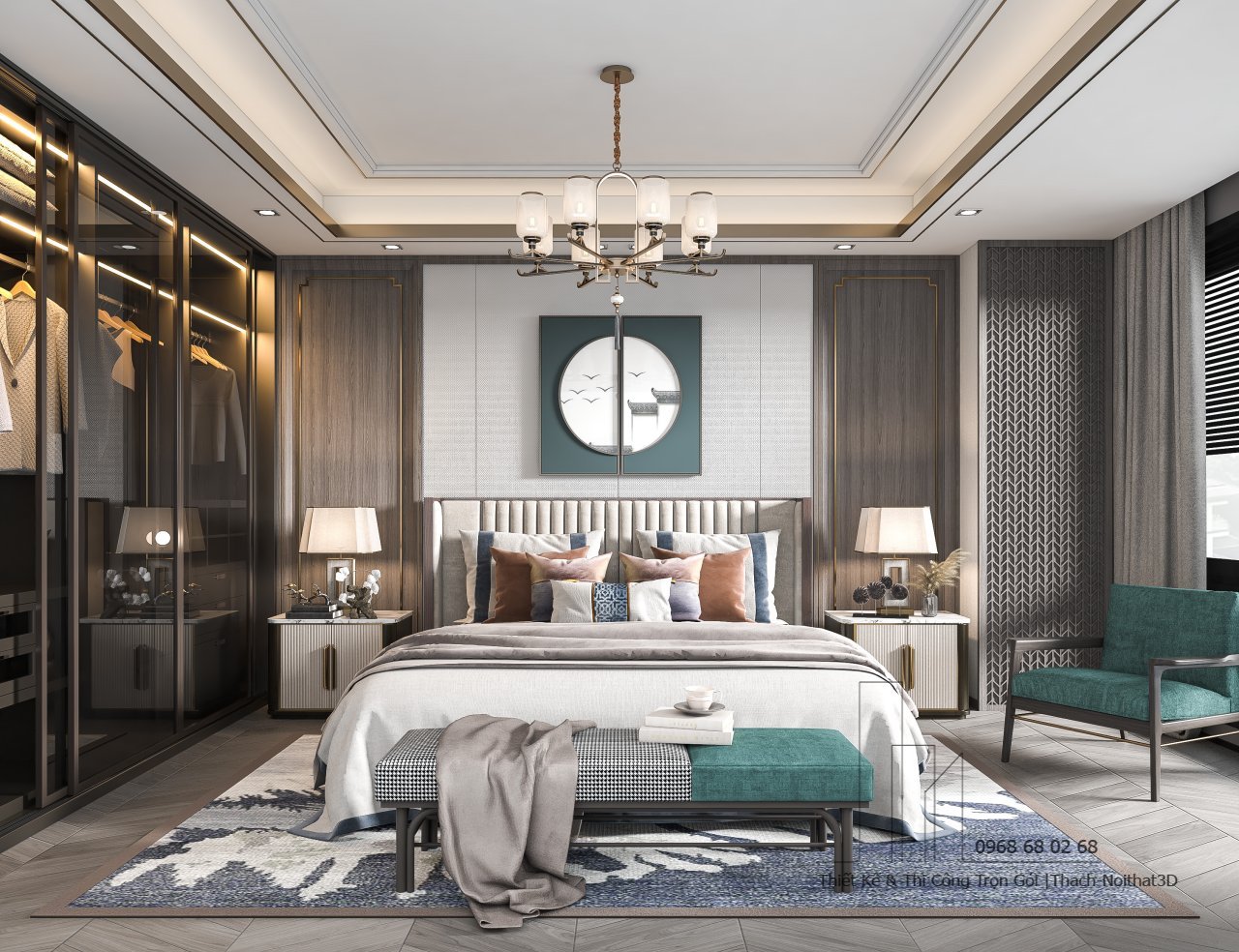 Xưởng sản xuất combo phòng ngủ giá rẻ MDF Thanh Thùy