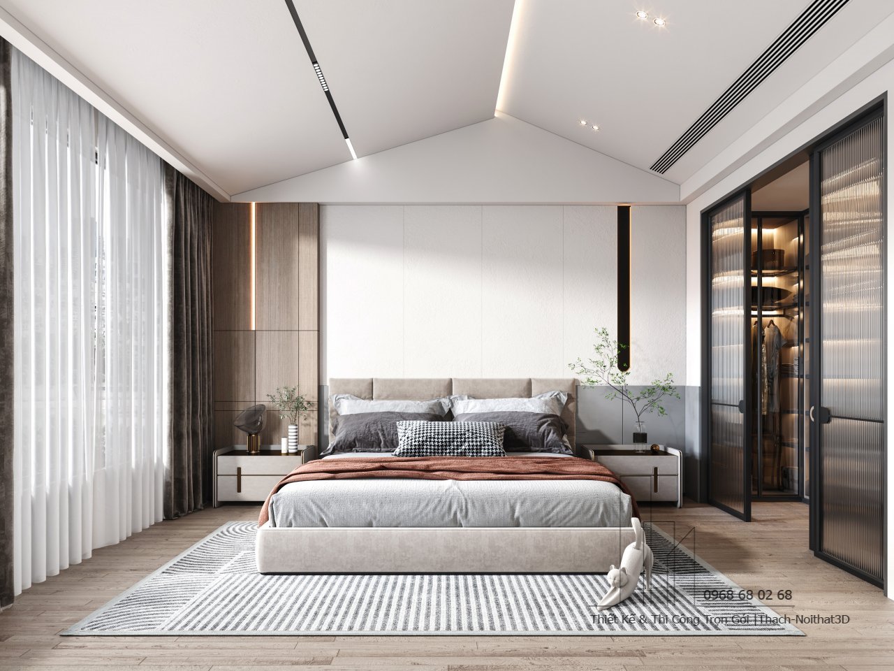 Xưởng sản xuất decor phòng ngủ giá rẻ MDF An Cường