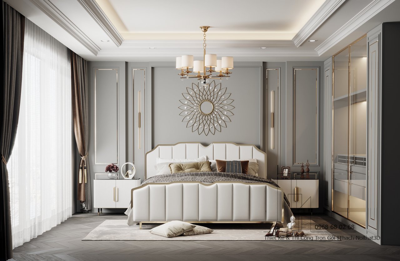 Xưởng thi công decor phòng ngủ giá rẻ MDF Ba Thanh