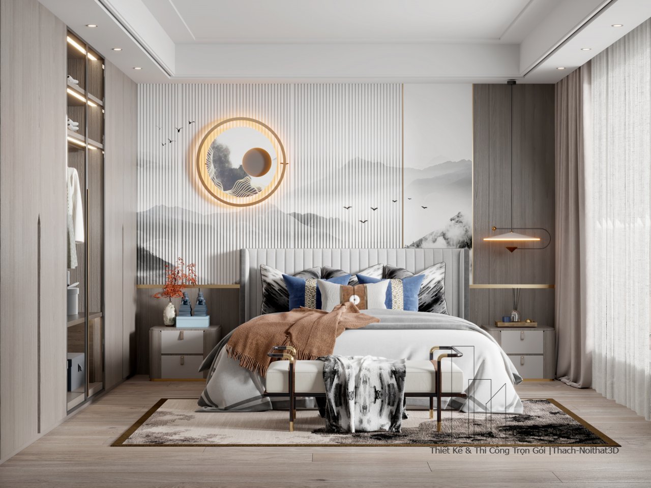 Thiết kế decor phòng ngủ giá rẻ sang trọng