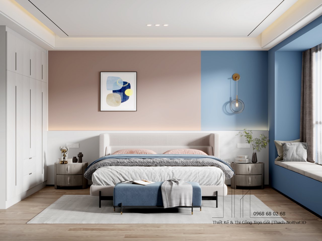 Công ty nội thất decor phòng ngủ giá rẻ uy tín