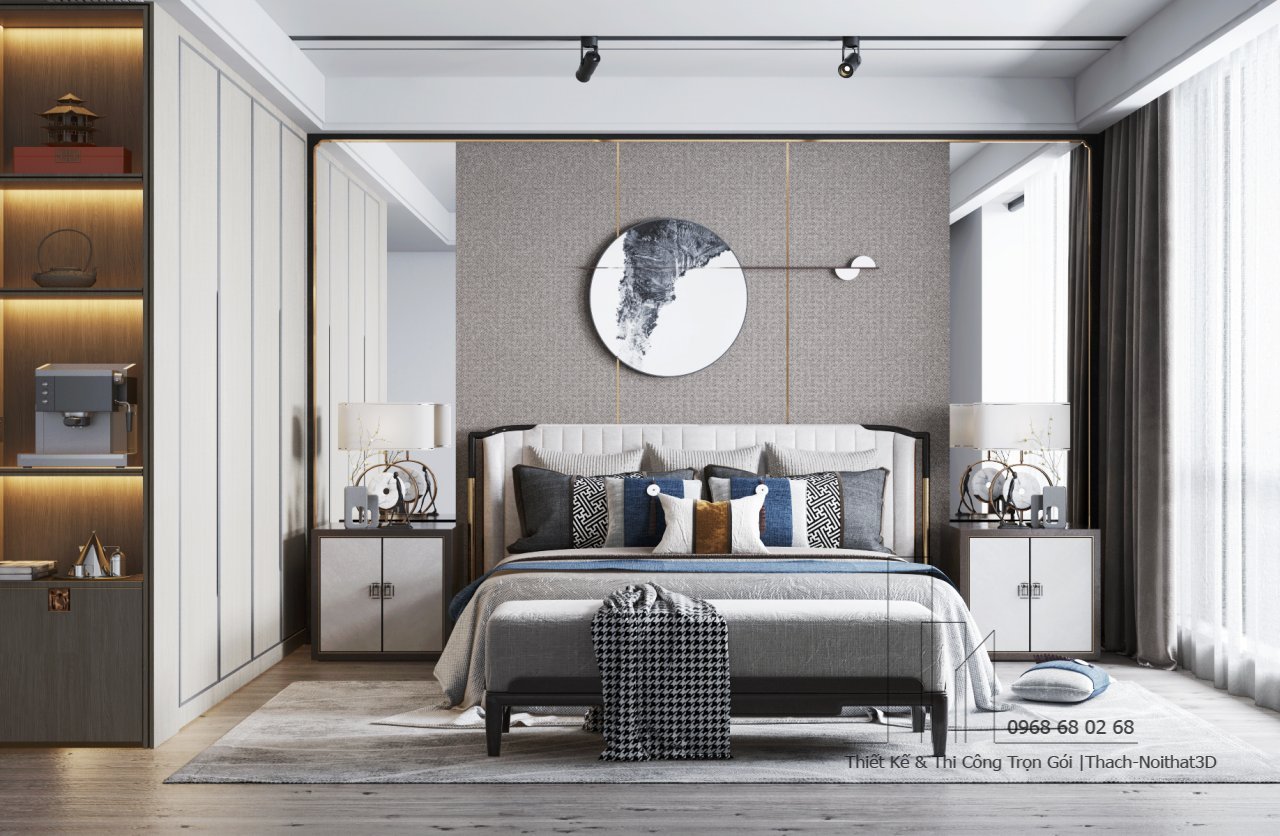 Thi công trọn gói decor phòng ngủ giá rẻ tại HCM