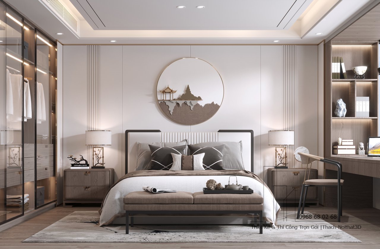 Mẫu decor phòng ngủ giá rẻ Luxury cao cấp