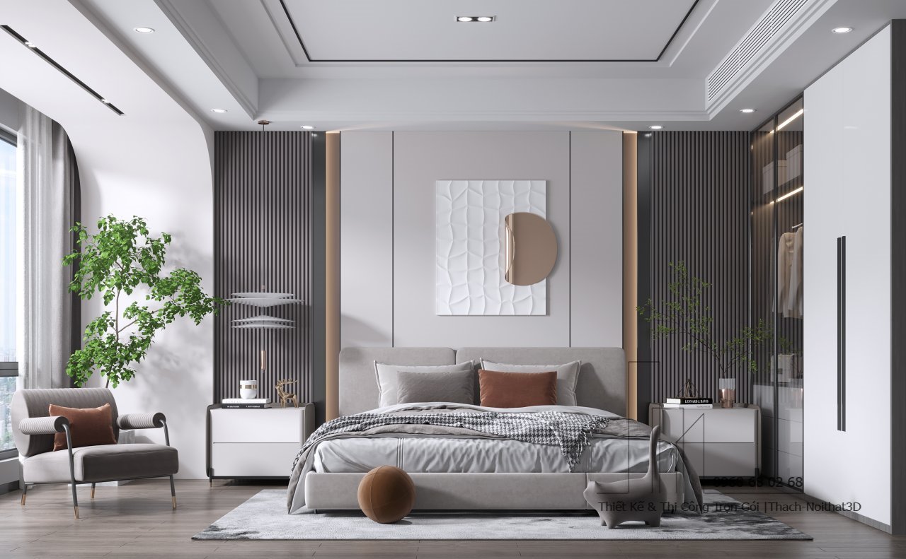 Nội Thất Phòng Ngủ Đẹp – Giải Pháp Hiện Đại, Đẹp Giá Rẻ, Thi Công Trọn Gói Tại Tphcm | Nội Thất 3D - Thuận Thiên Cửa hàng phòng ngủ 10m2 đẹp trẻ trung