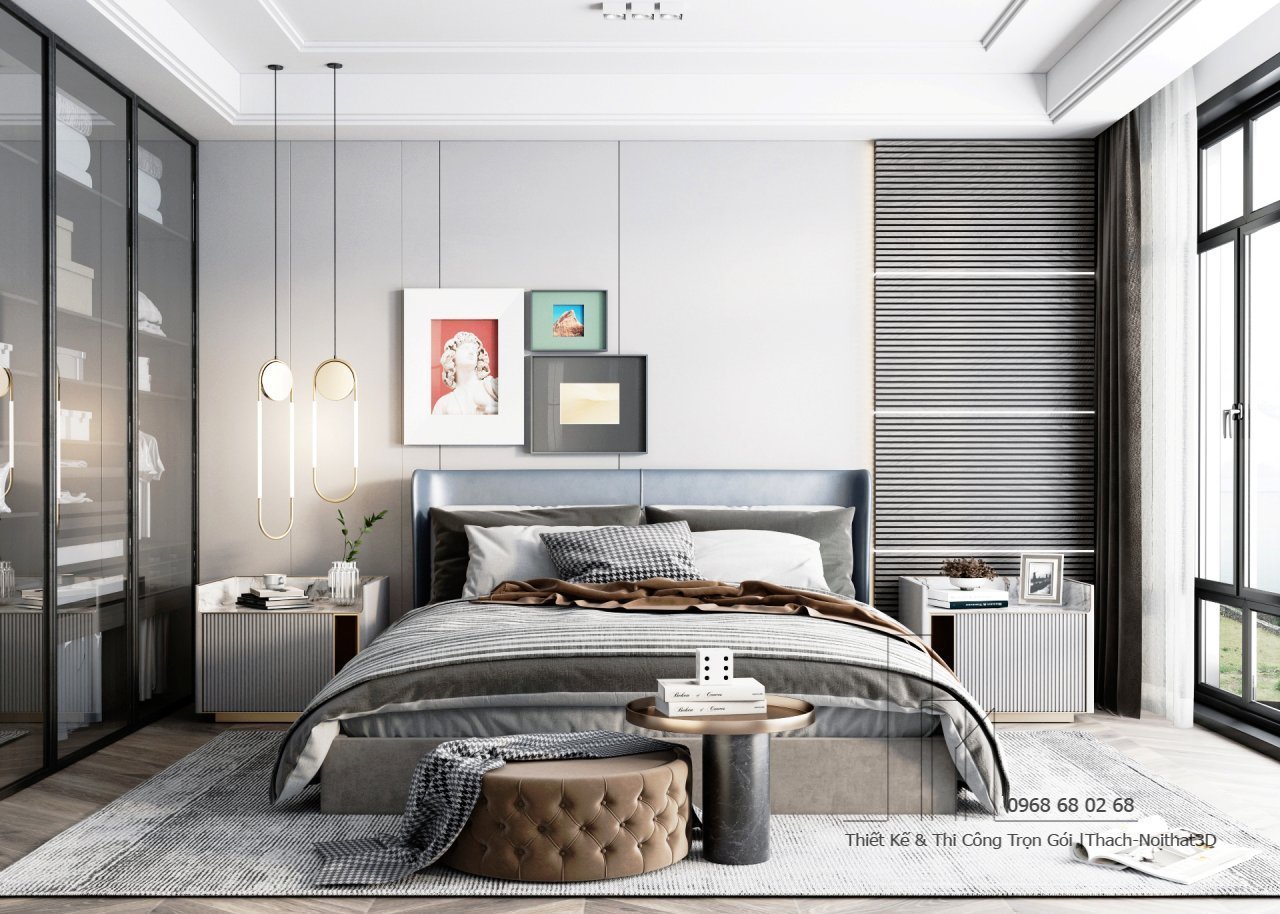Nội Thất Phòng Ngủ Đẹp – Giải Pháp Hiện Đại, Đẹp Giá Rẻ, Thi Công Trọn Gói Tại Tphcm | Nội Thất 3D - Thuận Thiên Công ty nội thất phòng ngủ 10m2 đẹp uy tín
