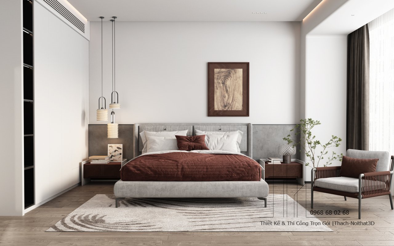 Nội Thất Phòng Ngủ Đẹp – Giải Pháp Hiện Đại, Đẹp Giá Rẻ, Thi Công Trọn Gói Tại Tphcm | Nội Thất 3D - Thuận Thiên Xưởng thiết kế phòng ngủ 10m2 đẹp sáng tạo