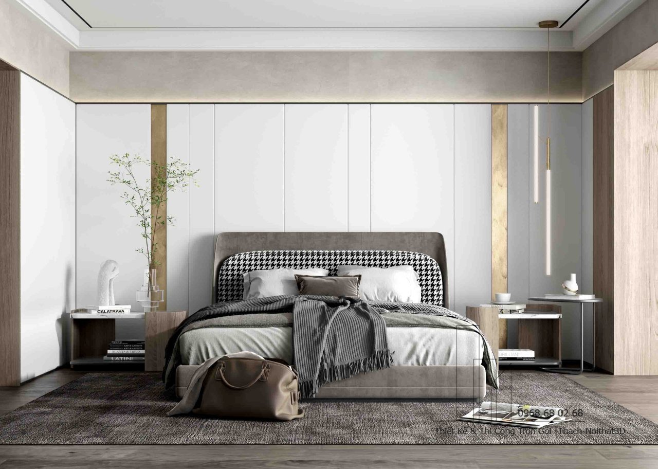 Nội Thất Phòng Ngủ Đẹp – Giải Pháp Hiện Đại, Đẹp Giá Rẻ, Thi Công Trọn Gói Tại Tphcm | Nội Thất 3D - Thuận Thiên Thiết kế phòng ngủ decor đẹp sang trọng