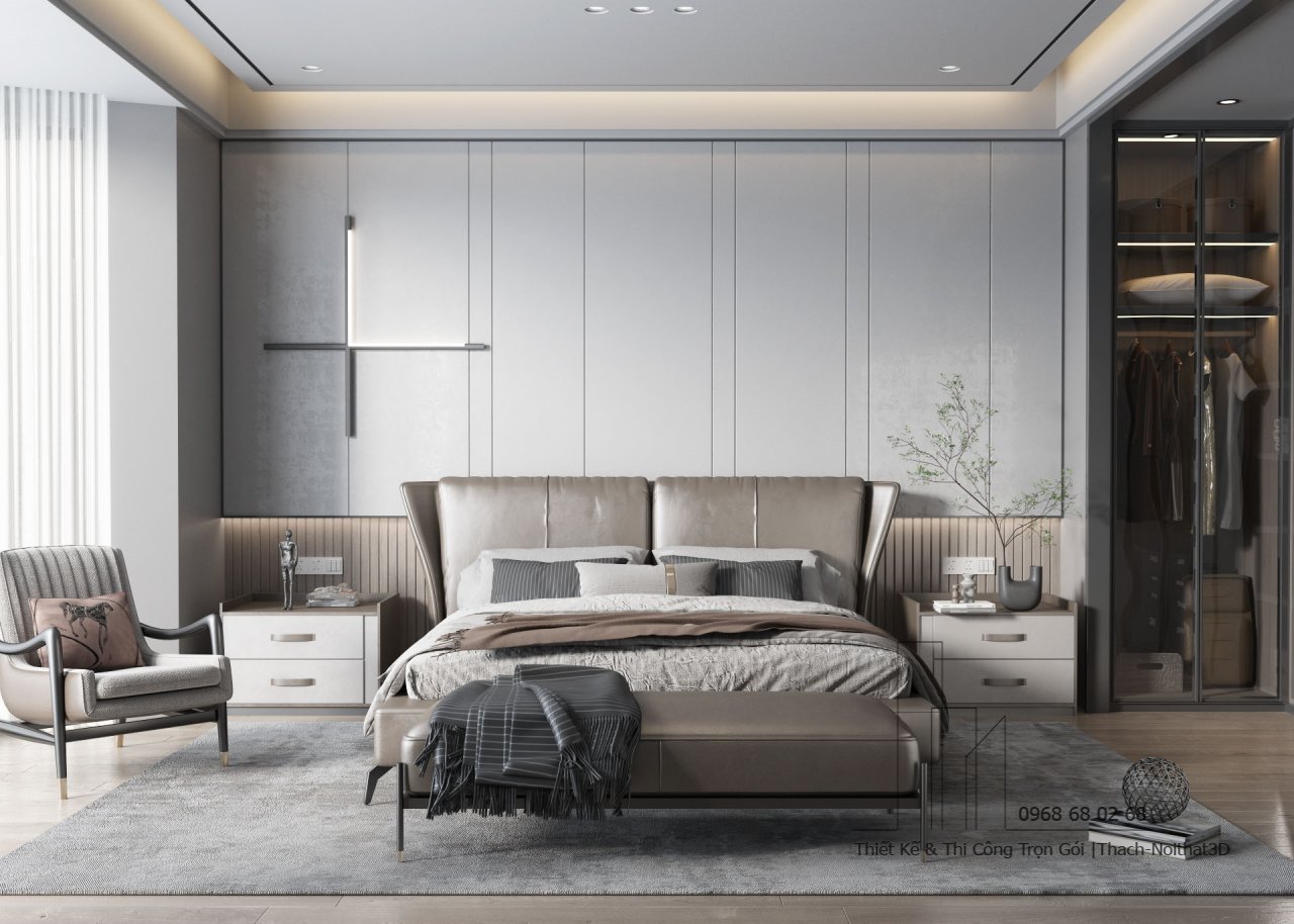 Nội Thất Phòng Ngủ Đẹp – Giải Pháp Hiện Đại, Đẹp Giá Rẻ, Thi Công Trọn Gói Tại Tphcm | Nội Thất 3D - Thuận Thiên Công ty nội thất phòng ngủ decor đẹp uy tín