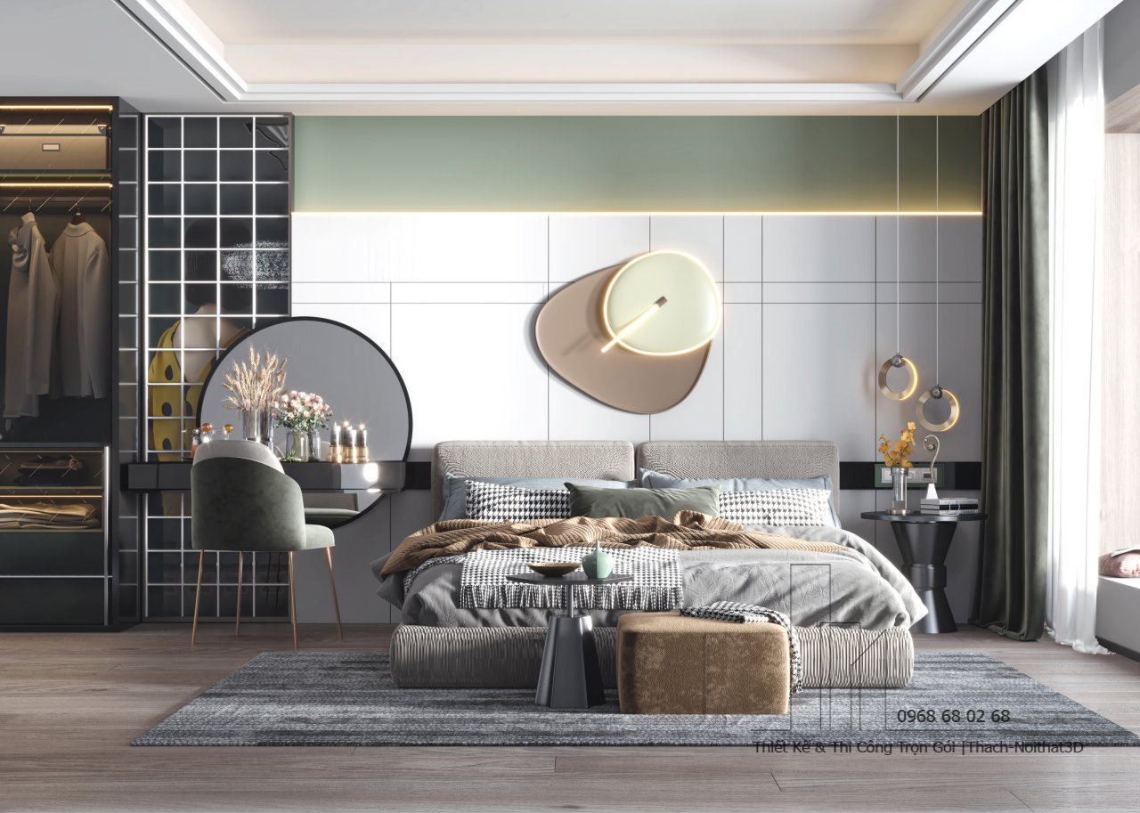 Nội Thất Phòng Ngủ Đẹp – Giải Pháp Hiện Đại, Đẹp Giá Rẻ, Thi Công Trọn Gói Tại Tphcm | Nội Thất 3D - Thuận Thiên Cửa hàng phòng ngủ master đẹp giá rẻ