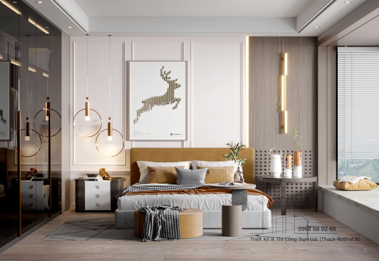 Nội Thất Phòng Ngủ Đẹp – Giải Pháp Hiện Đại, Đẹp Giá Rẻ, Thi Công Trọn Gói Tại Tphcm | Nội Thất 3D - Thuận Thiên Mẫu phòng ngủ nhỏ đẹp phong cách Bắc Âu