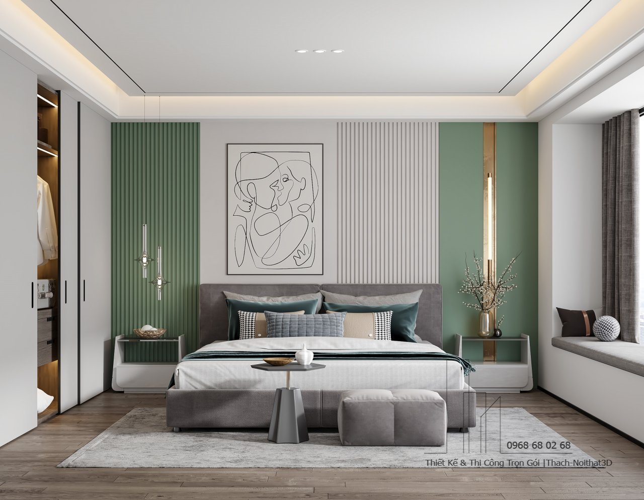 Nội Thất Phòng Ngủ Đẹp – Giải Pháp Hiện Đại, Đẹp Giá Rẻ, Thi Công Trọn Gói Tại Tphcm | Nội Thất 3D - Thuận Thiên Cửa hàng phòng ngủ nhỏ đẹp trẻ trung