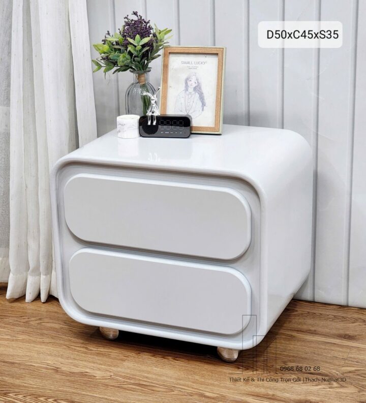 Tab đầu giường gỗ MDF hiện đại đẹp tinh tế | tab-tu-dau-giuong