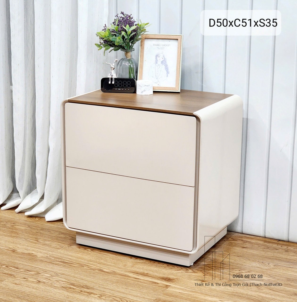 100+ Tab Tủ Đầu Giường Đẹp Giá Rẻ – Mẫu Mới 2025 | Noithat3D | Nội Thất 3D - Thuận Thiên Tab đầu giường gỗ MDF phong cách Bắc Âu | tab-tu-dau-giuong
