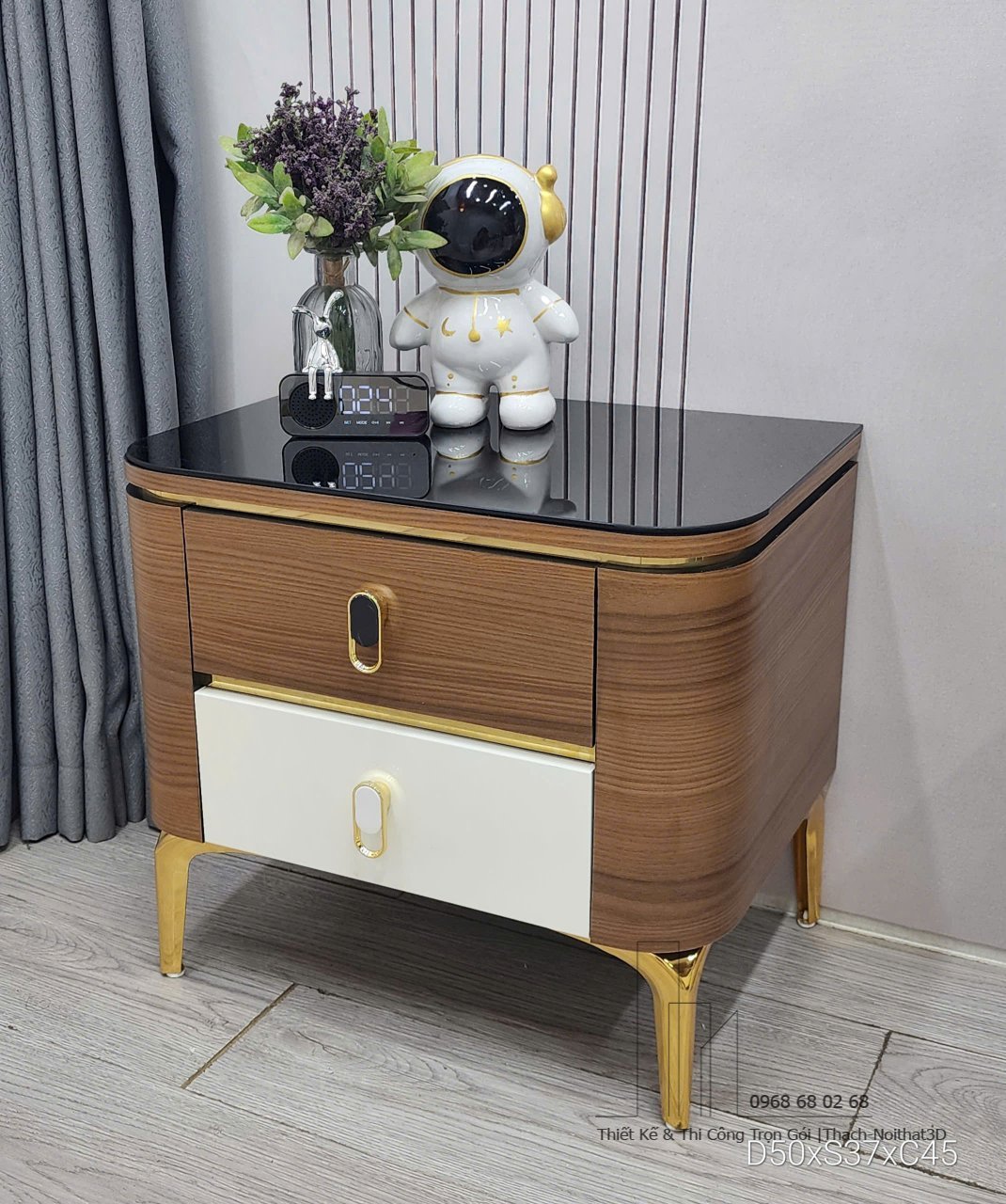 100+ Tab Tủ Đầu Giường Đẹp Giá Rẻ – Mẫu Mới 2025 | Noithat3D | Nội Thất 3D - Thuận Thiên Tab đầu giường gỗ MDF phong cách Japandi tối giản | tab-tu-dau-giuong
