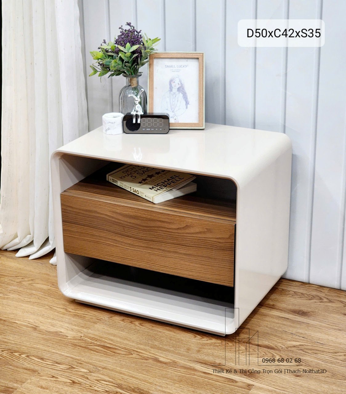 100+ Tab Tủ Đầu Giường Đẹp Giá Rẻ – Mẫu Mới 2025 | Noithat3D | Nội Thất 3D - Thuận Thiên Tab đầu giường gỗ MDF đơn giản tinh tế | tab-tu-dau-giuong