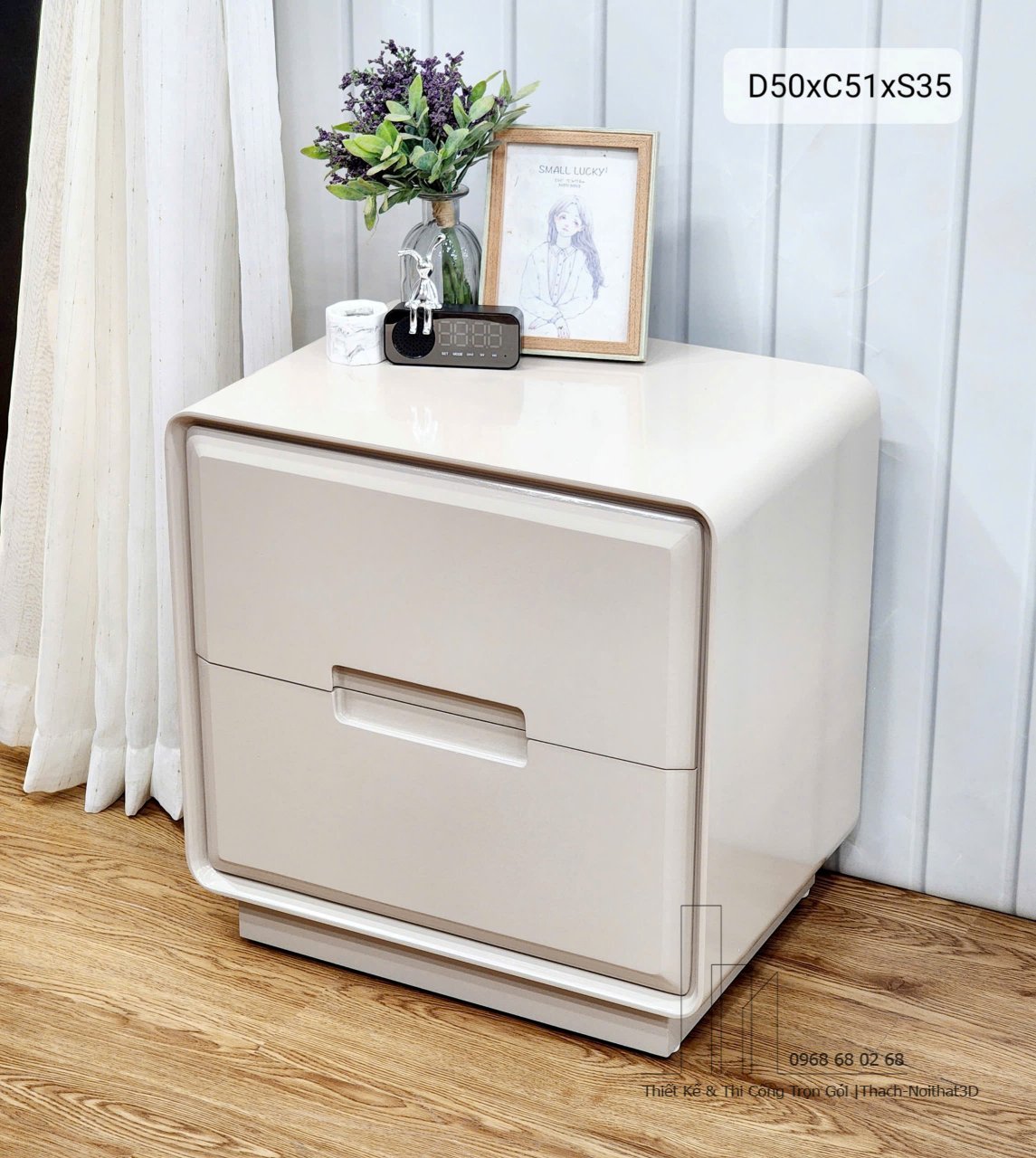 100+ Tab Tủ Đầu Giường Đẹp Giá Rẻ – Mẫu Mới 2025 | Noithat3D | Nội Thất 3D - Thuận Thiên Tab đầu giường gỗ MDF đa năng tiện ích | tab-tu-dau-giuong