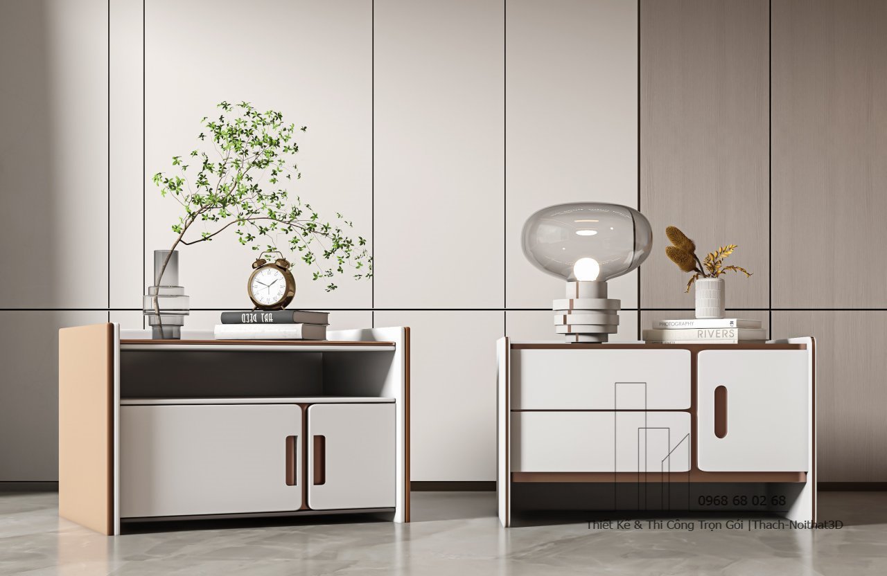 100+ Tab Tủ Đầu Giường Đẹp Giá Rẻ – Mẫu Mới 2025 | Noithat3D | Nội Thất 3D - Thuận Thiên Tab đầu giường gỗ MDF đẹp hiện đại | tab-tu-dau-giuong