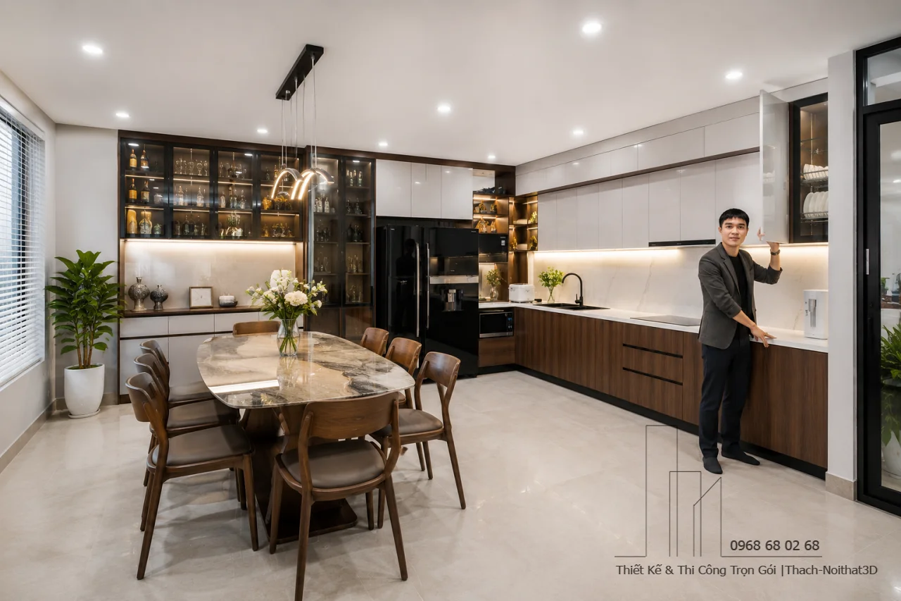 Nhà bếp Đẹp Giá Rẻ TPHCM – Kinh Nghiệm Thiết Kế Thi Công