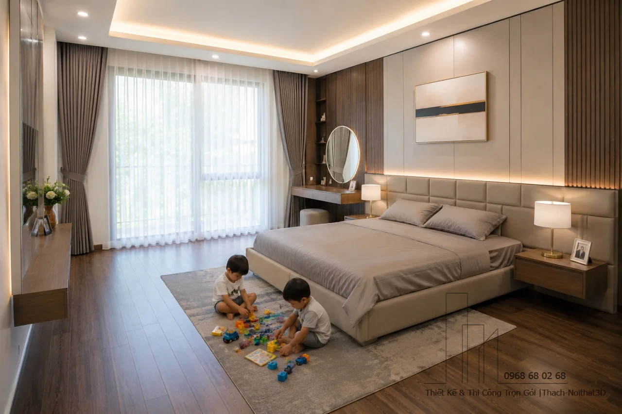 Phòng ngủ Đẹp Giá Rẻ TPHCM – Kinh Nghiệm Thiết Kế Thi Công